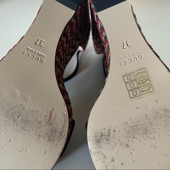 Gucci Limited Edition Horsebit Espadrille Wedges - Picture 14 of 15